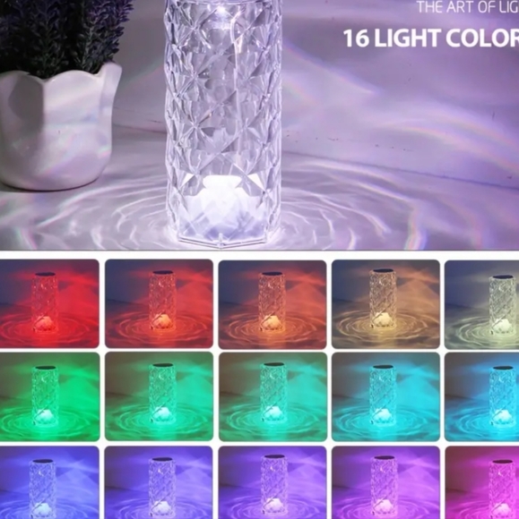 Touch Control 16 Colorful Table Lamp, Colorful Desktop Decorative Lamp - Picture 4 of 4